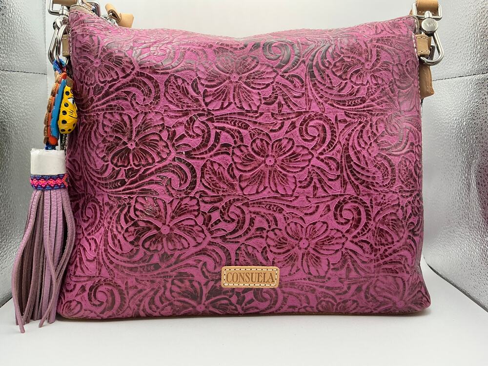 Consuela New w/ Tags | Downtown Crossbody | Mena | Leather Bag | Fuchsia